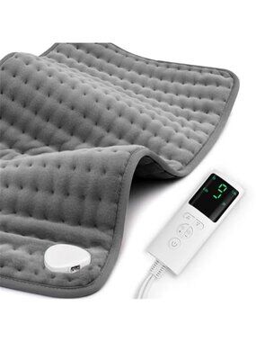 Electric Heating Pad Pain Relief Back Neck Shoulder Fast Heating Therapy Pad